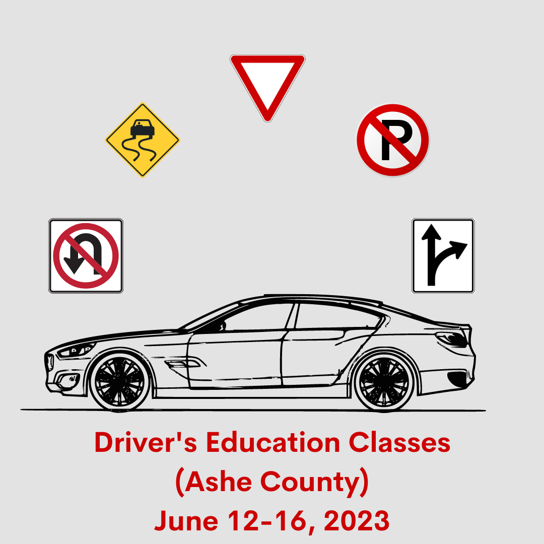 Upcoming Driver's Education class:  June 12-16
